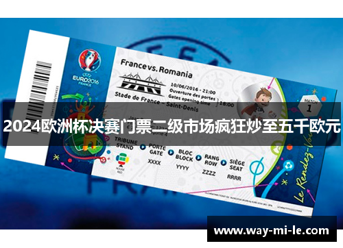 2024欧洲杯决赛门票二级市场疯狂炒至五千欧元 2024欧洲杯决赛门票二级市场疯狂炒至五千欧元