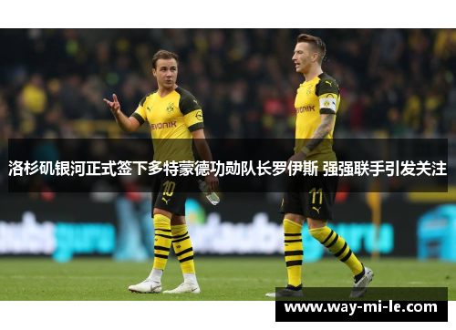 洛杉矶银河正式签下多特蒙德功勋队长罗伊斯 强强联手引发关注 洛杉矶银河正式签下多特蒙德功勋队长罗伊斯 强强联手引发关注