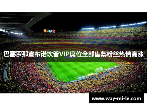 巴塞罗那宣布诺坎普VIP席位全部售罄粉丝热情高涨 巴塞罗那宣布诺坎普VIP席位全部售罄粉丝热情高涨